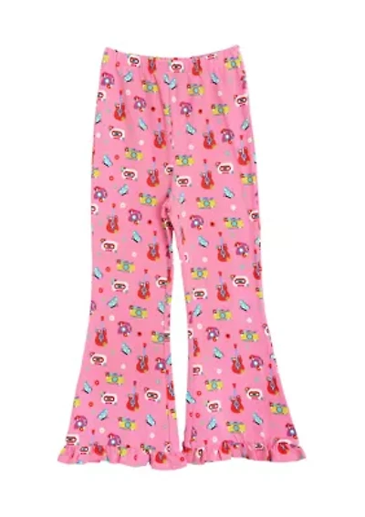 Toddler Girls Printed Flare Leggings