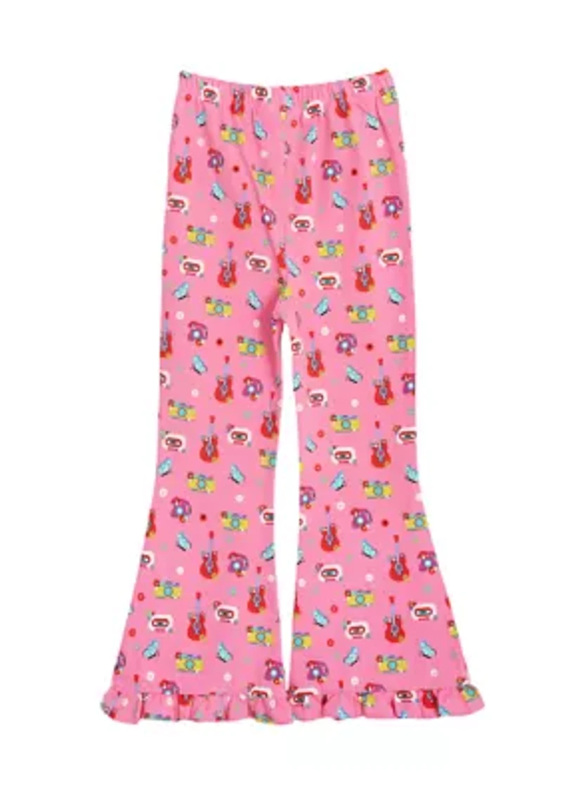 Toddler Girls Printed Flare Leggings