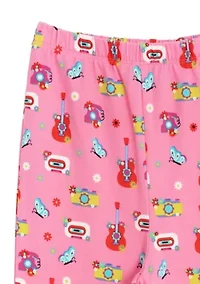 Toddler Girls Printed Flare Leggings