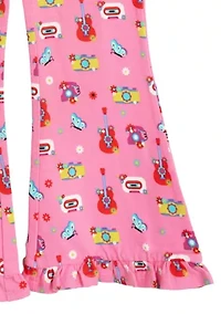 Toddler Girls Printed Flare Leggings