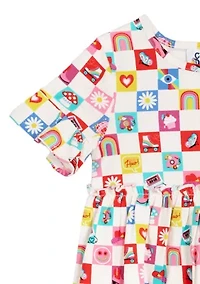 Toddler Girls Short Sleeve Dress