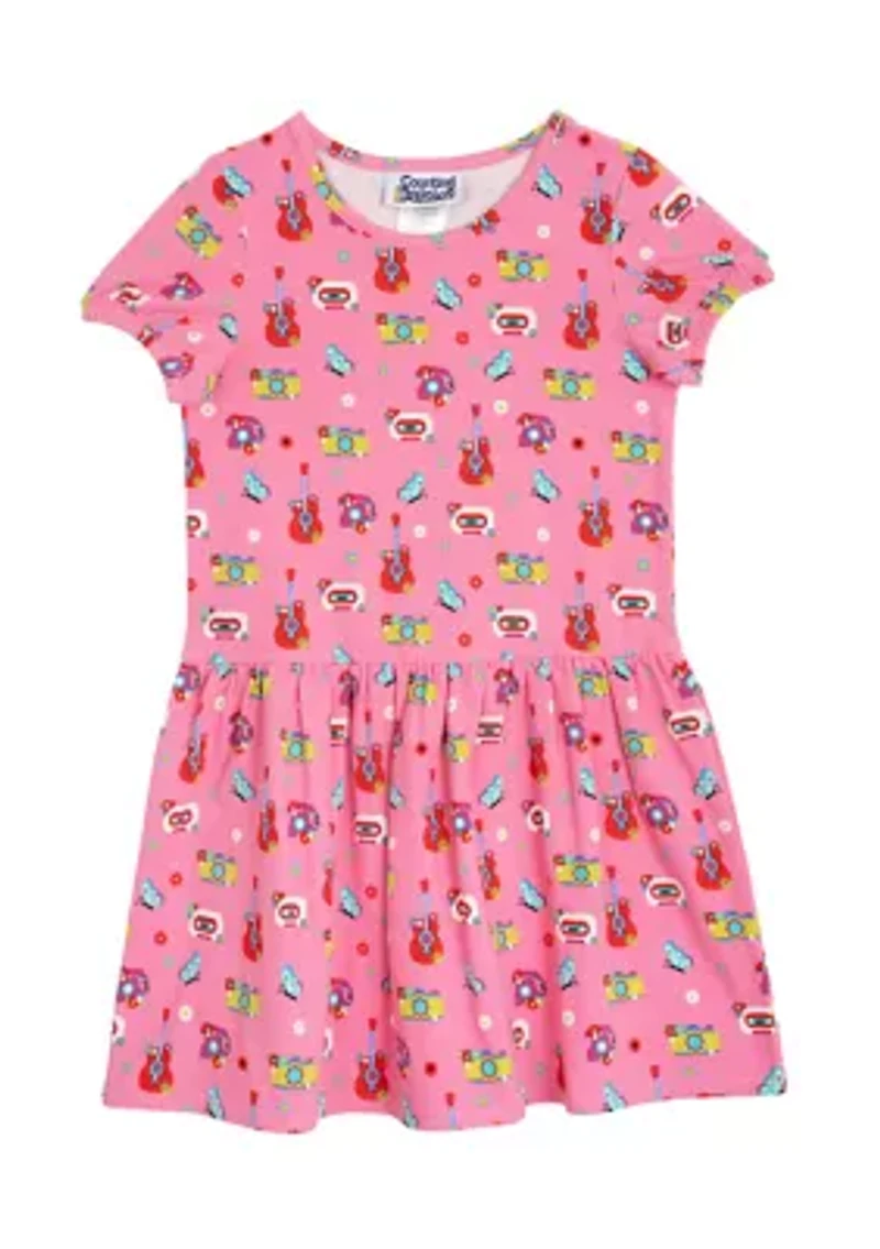 Toddler Girls Printed Tiered Dress