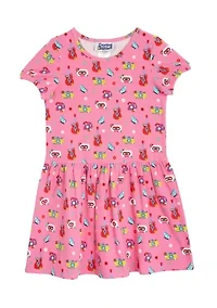 Toddler Girls Printed Tiered Dress