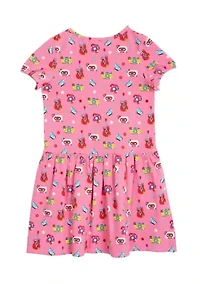 Toddler Girls Printed Tiered Dress