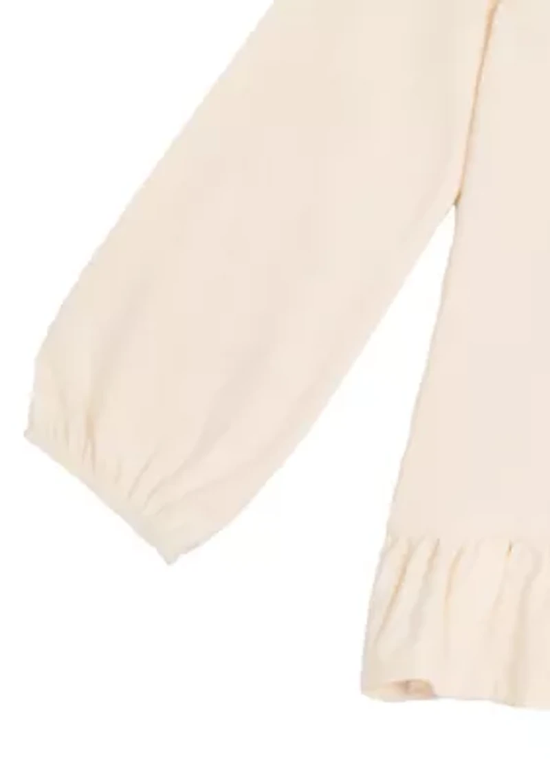 Toddler Girls Long Sleeve Play Tape Top