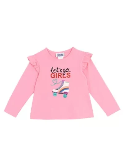 Toddler Girls Let's Go Graphic T-Shirt