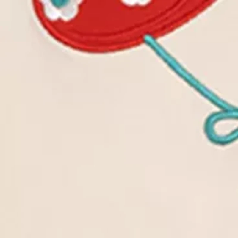 Toddler Girls Cowboy Hat Appliqué Top