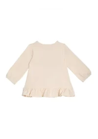 Toddler Girls Cowboy Hat Appliqué Top