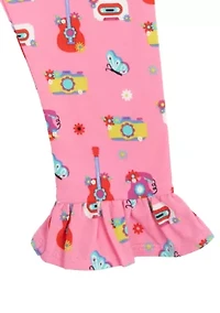 Baby Girls Heart Appliqué Top and Leggings Set