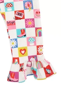 Baby Girls Cupcake Appliqué Top and Leggings Set