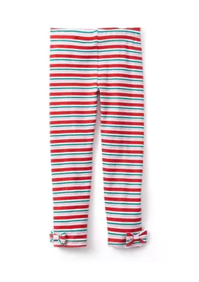 Toddler Girls Stripe Printed Leggings