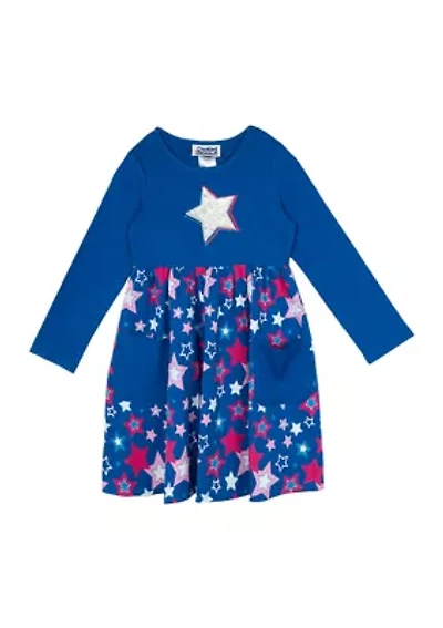 Toddler Girls Star Printed Dress