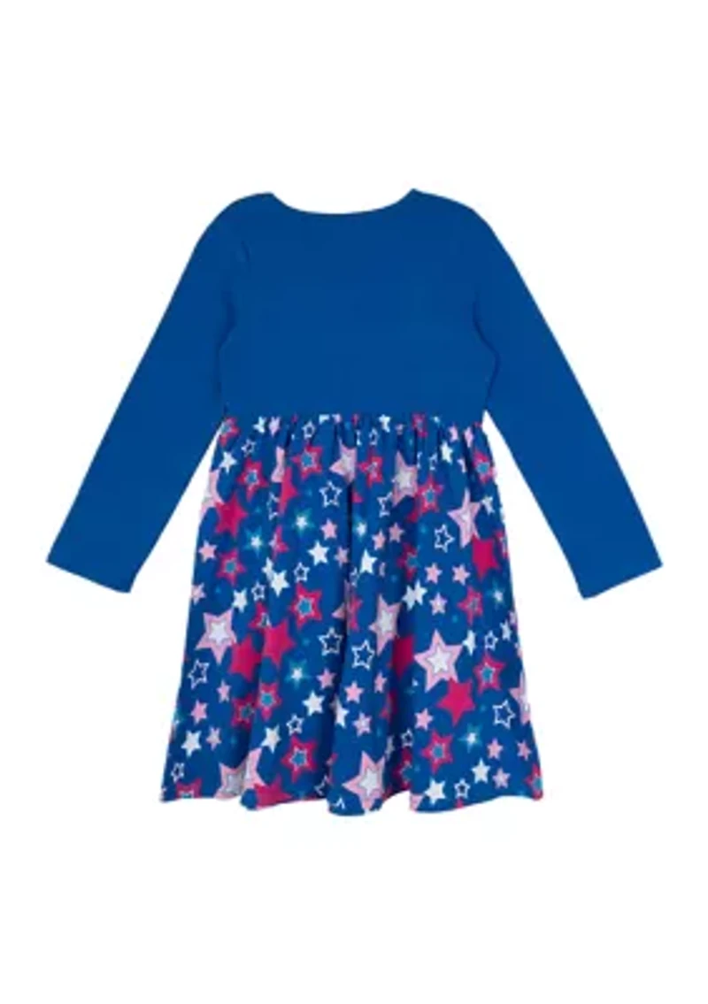Toddler Girls Star Printed Dress