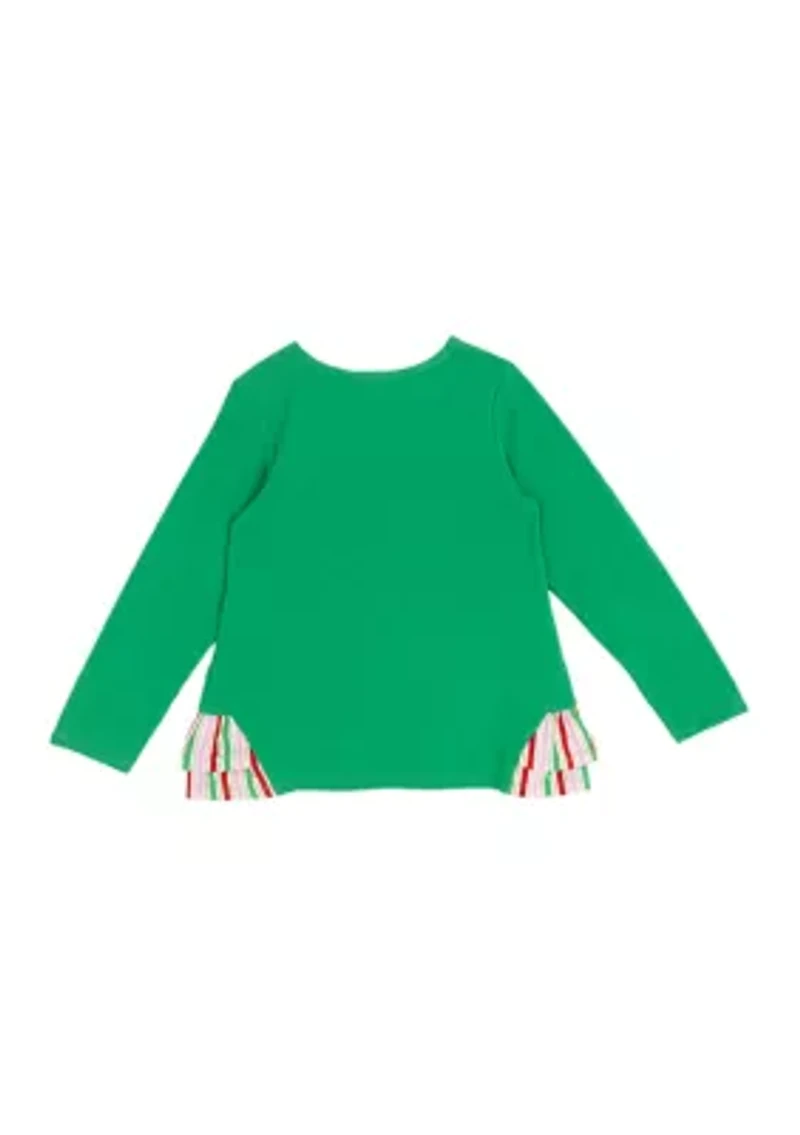 Toddler Girls Long Sleeve Joy Graphic T-Shirt