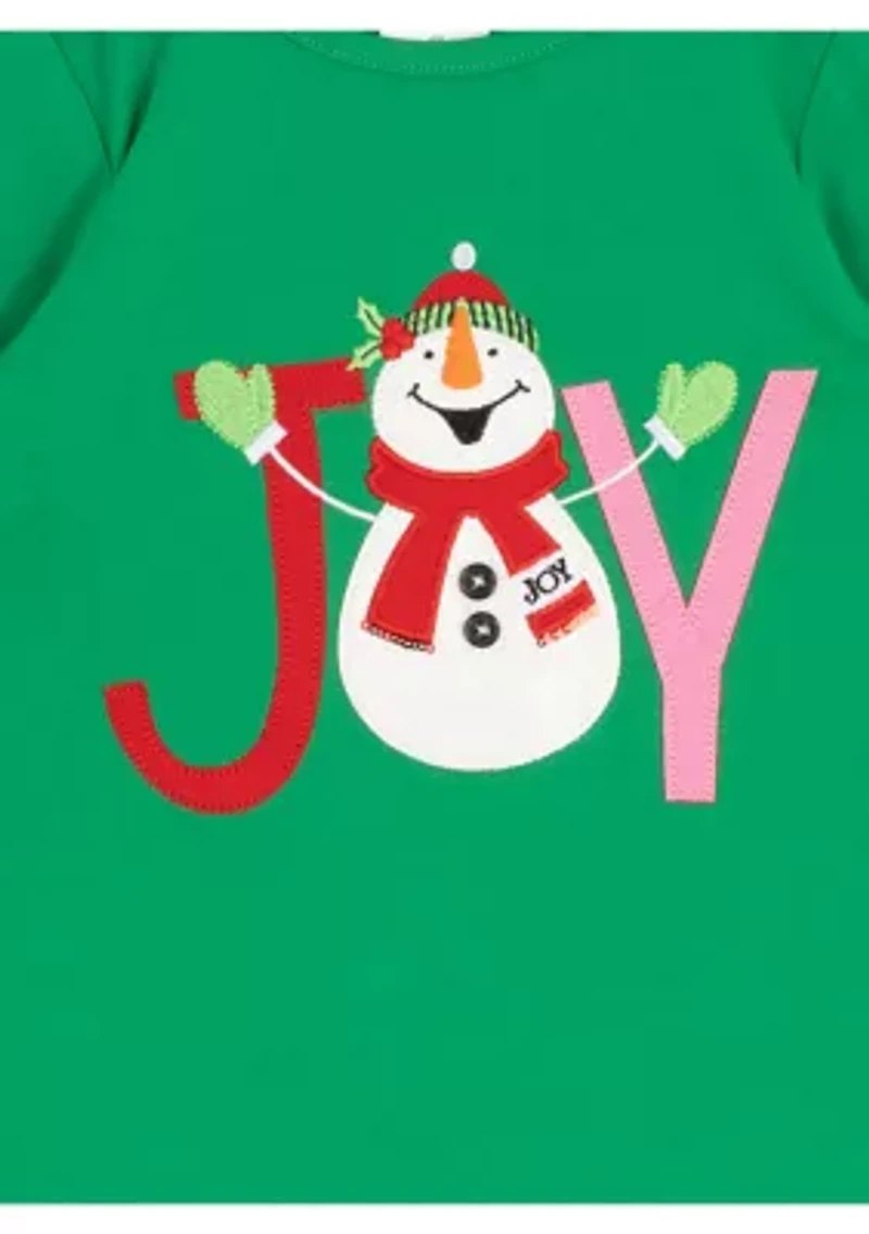 Toddler Girls Long Sleeve Joy Graphic T-Shirt