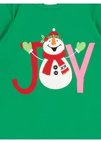 Toddler Girls Long Sleeve Joy Graphic T-Shirt