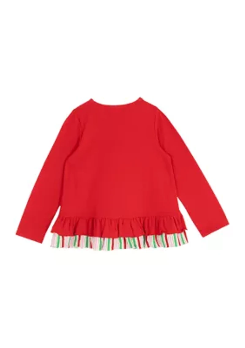 Toddler Girls Merry and Bright Top