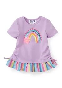 Toddler Girls Rainbow Top