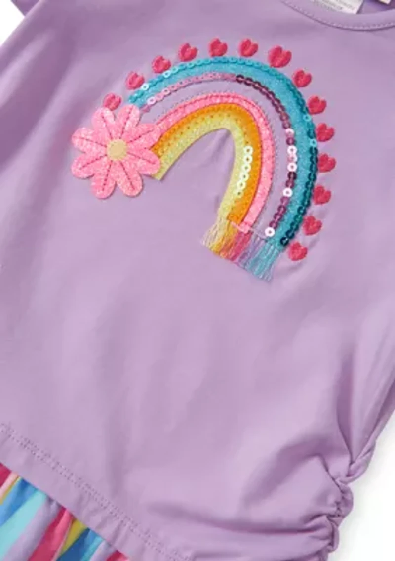 Toddler Girls Rainbow Top
