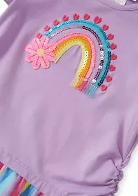 Toddler Girls Rainbow Top