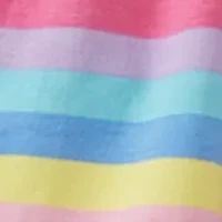 Toddler Girls Striped Tiered Dress