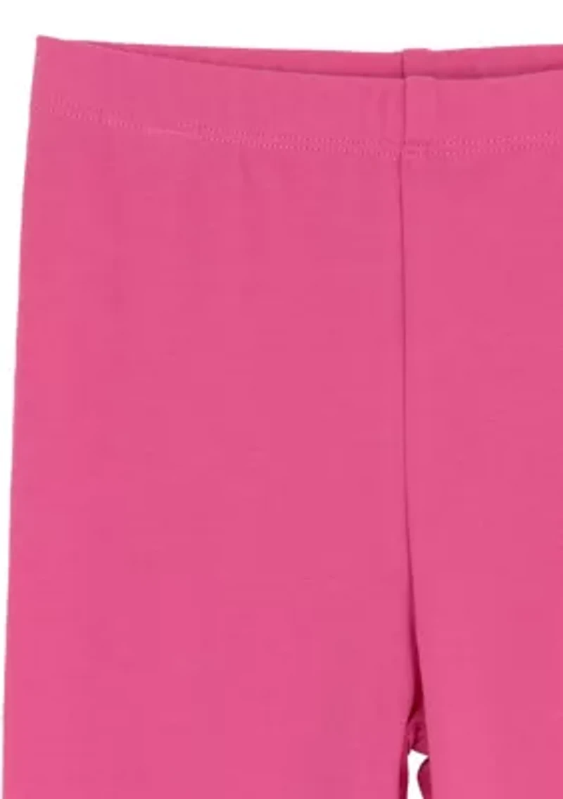 Toddler Girls Solid Knit Leggings