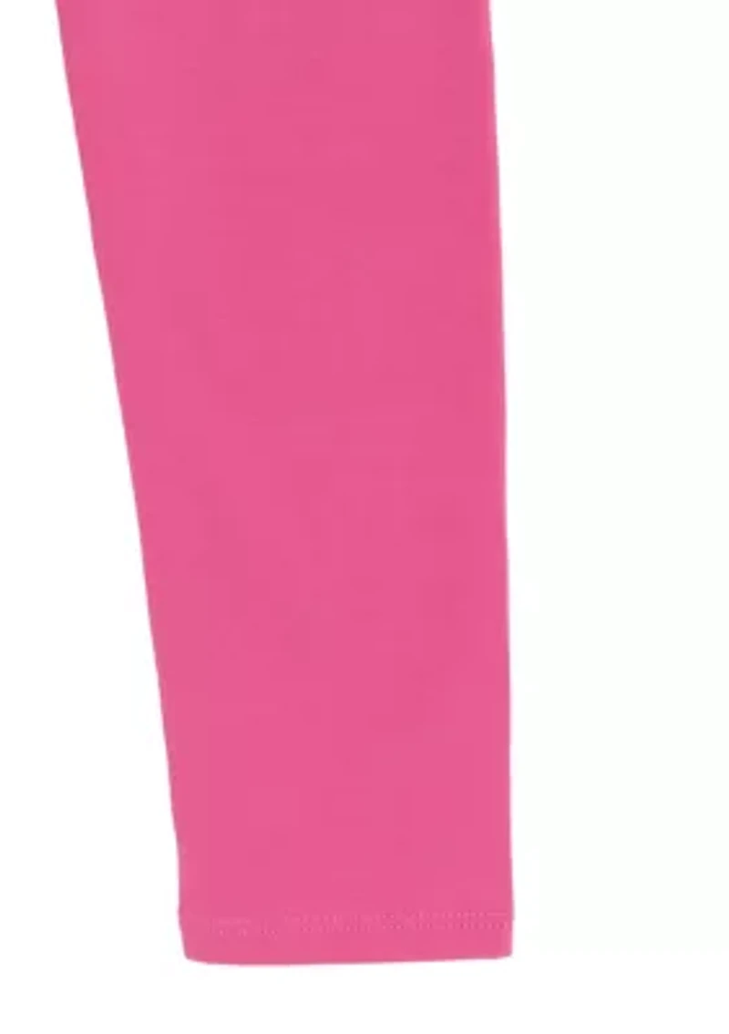 Toddler Girls Solid Knit Leggings