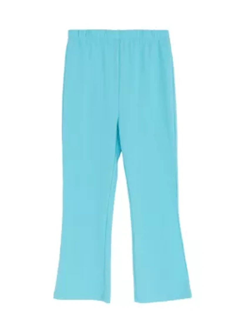 Toddler Girls Solid Knit Leggings