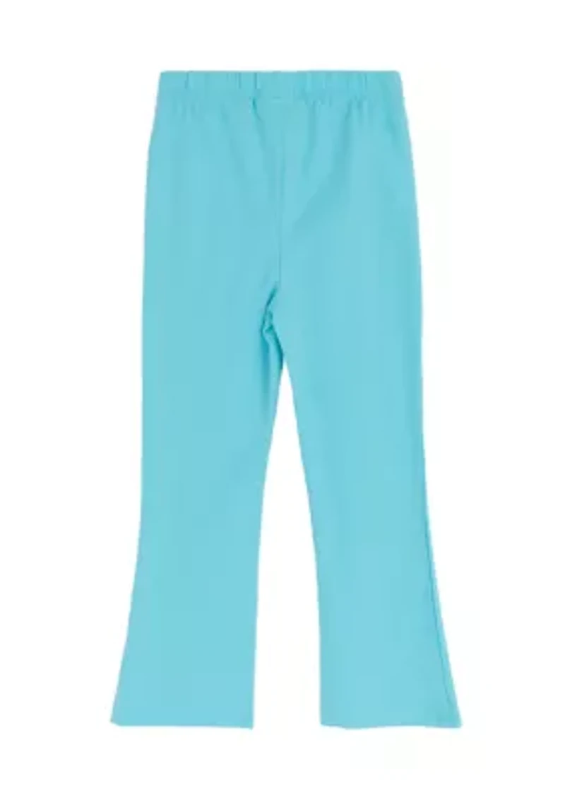 Toddler Girls Solid Knit Leggings