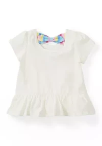 Toddler Girls Knit Poodle Top