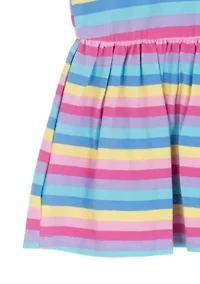 Toddler Girls Short Sleeve Knit T-Shirt