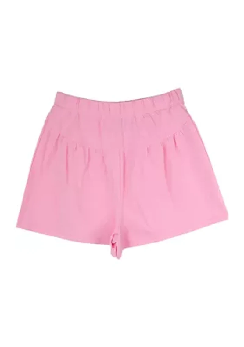 Toddler Girls Solid Shorts