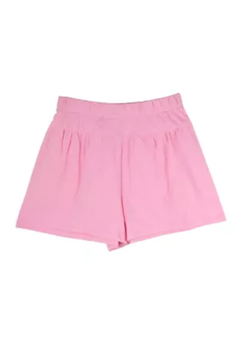 Toddler Girls Solid Shorts