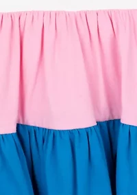 Toddler Girls Flamingo Graphic Tiered Dress