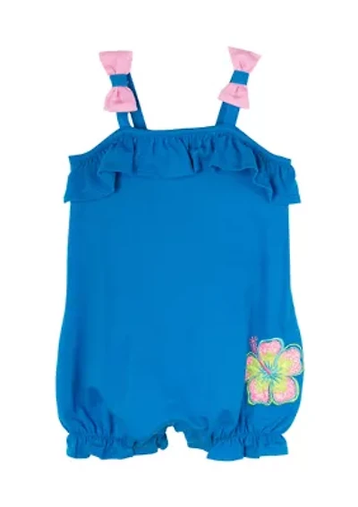 Baby Girl Tank Floral Romper