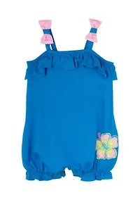 Baby Girl Tank Floral Romper