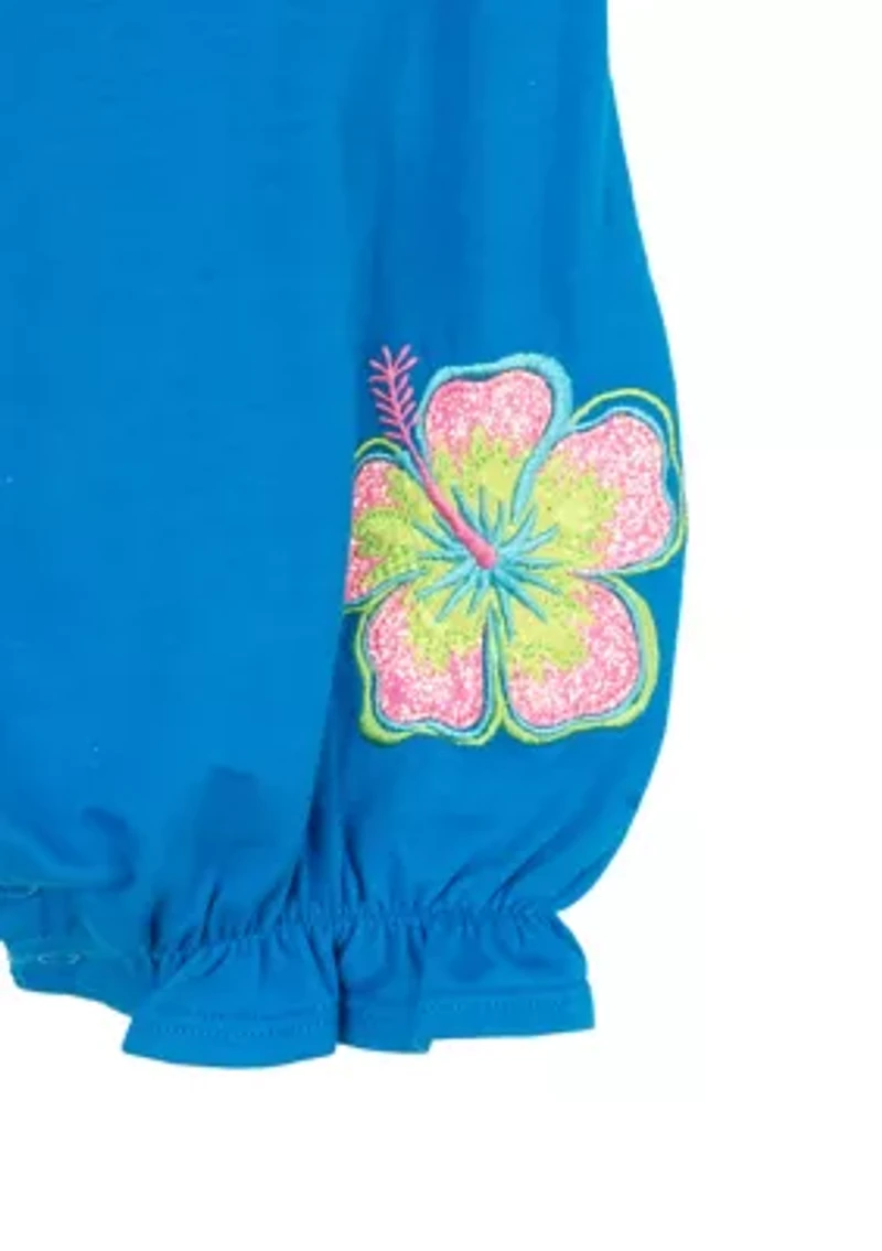 Baby Girl Tank Floral Romper