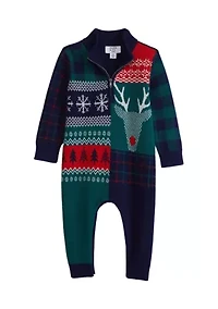 Baby Boys Sweater Romper