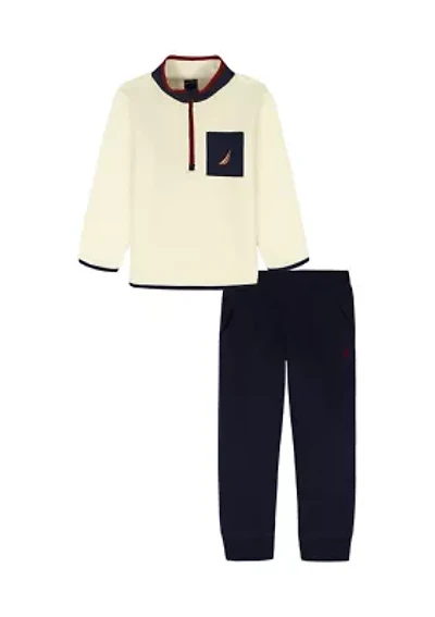 Baby Boys 2-Piece Fleece Jogger Set