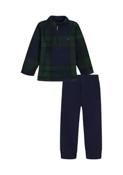 Toddler Boys 2-Piece Fleece Jogger Set