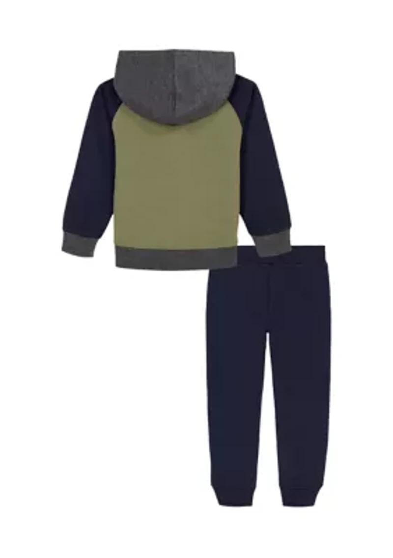 Toddler Boys Two Piece Fleece Jogger Set