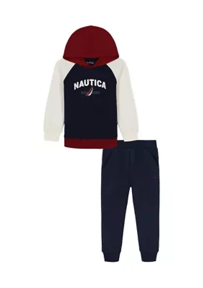 Toddler Boys Fleece Hoodie and Jogger Pants Set
