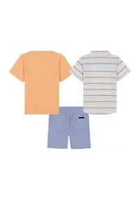 Baby Boys Three Piece Shorts Set