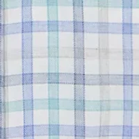 Toddler Boys 3 Piece Button Down Shirt and Shorts Set