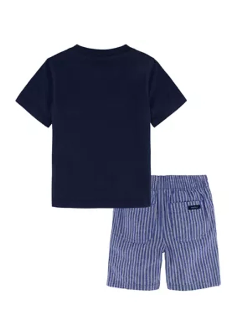 Toddler Boys Graphic T-Shirt and Shorts Set