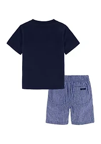 Toddler Boys Graphic T-Shirt and Shorts Set