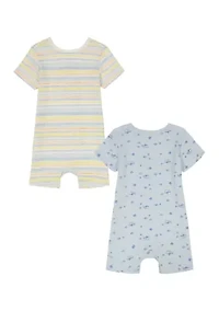 Baby Boys Knit Rompers Set