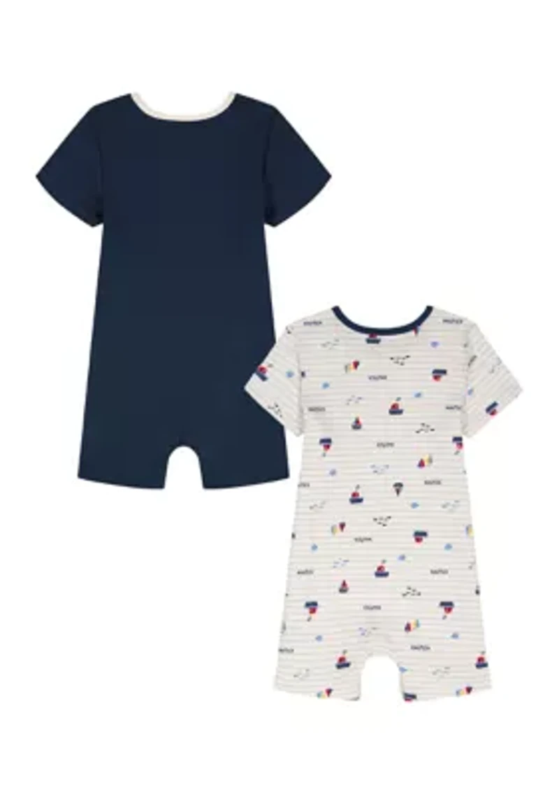 Baby Boys 2 Pack Romper Set