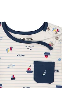 Baby Boys 2 Pack Romper Set