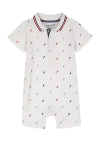 Baby Boys Piqué Romper